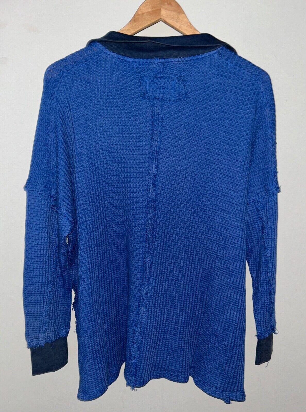 NEW! NWT FREE PEOPLE Travis Tunic Polo in Dutch Blue Size XS