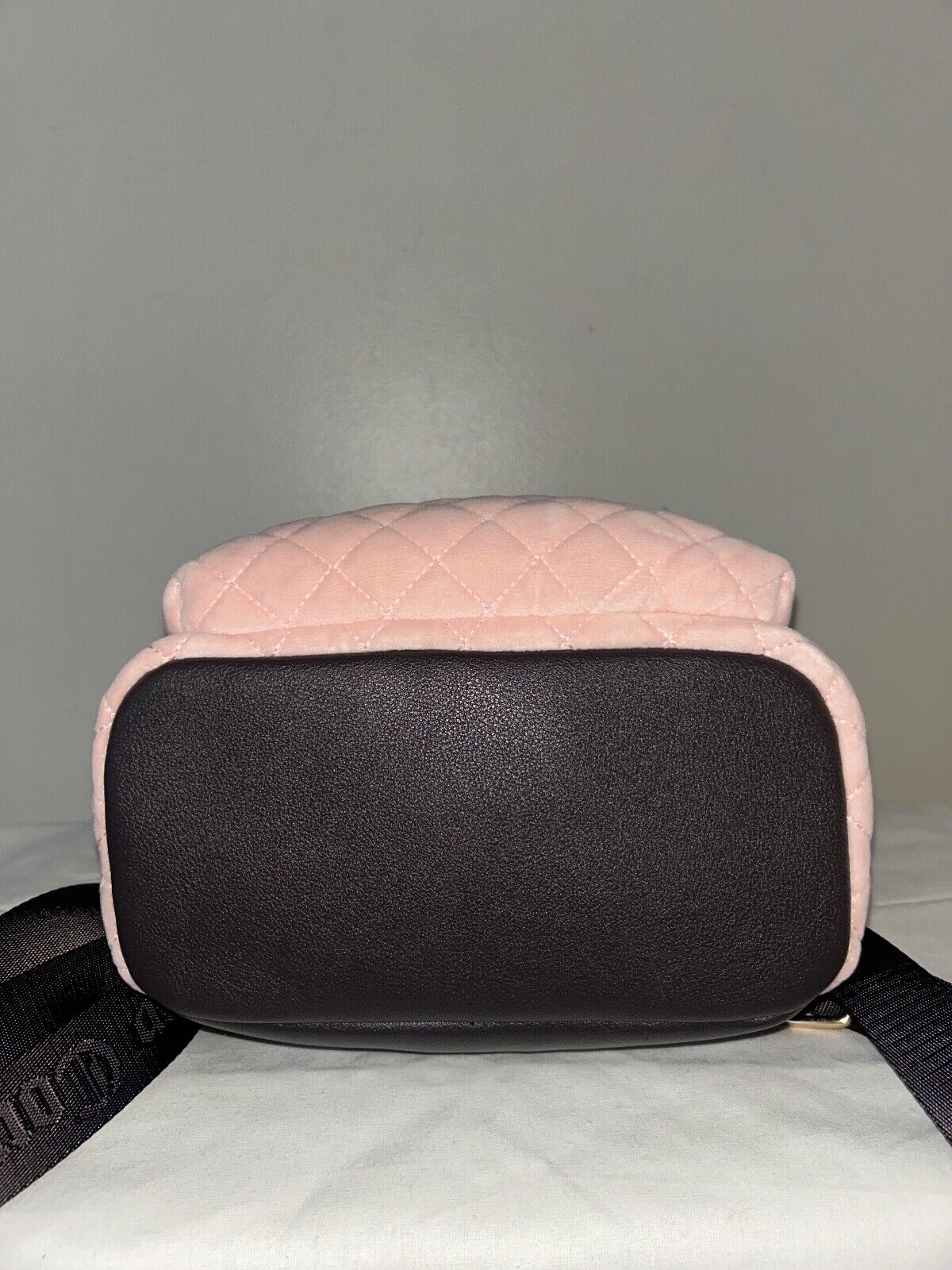 NEW ! NWT JUICY COUTURE Velour Royal Moment Medium Backpack Pink Clay