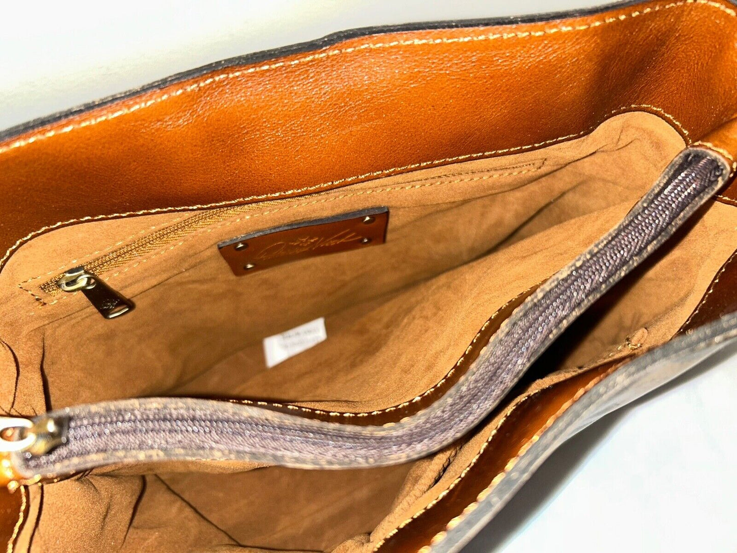 NEW! NWT PATRICIA NASH European Map Leather Irving Bucket Crossbody Bag