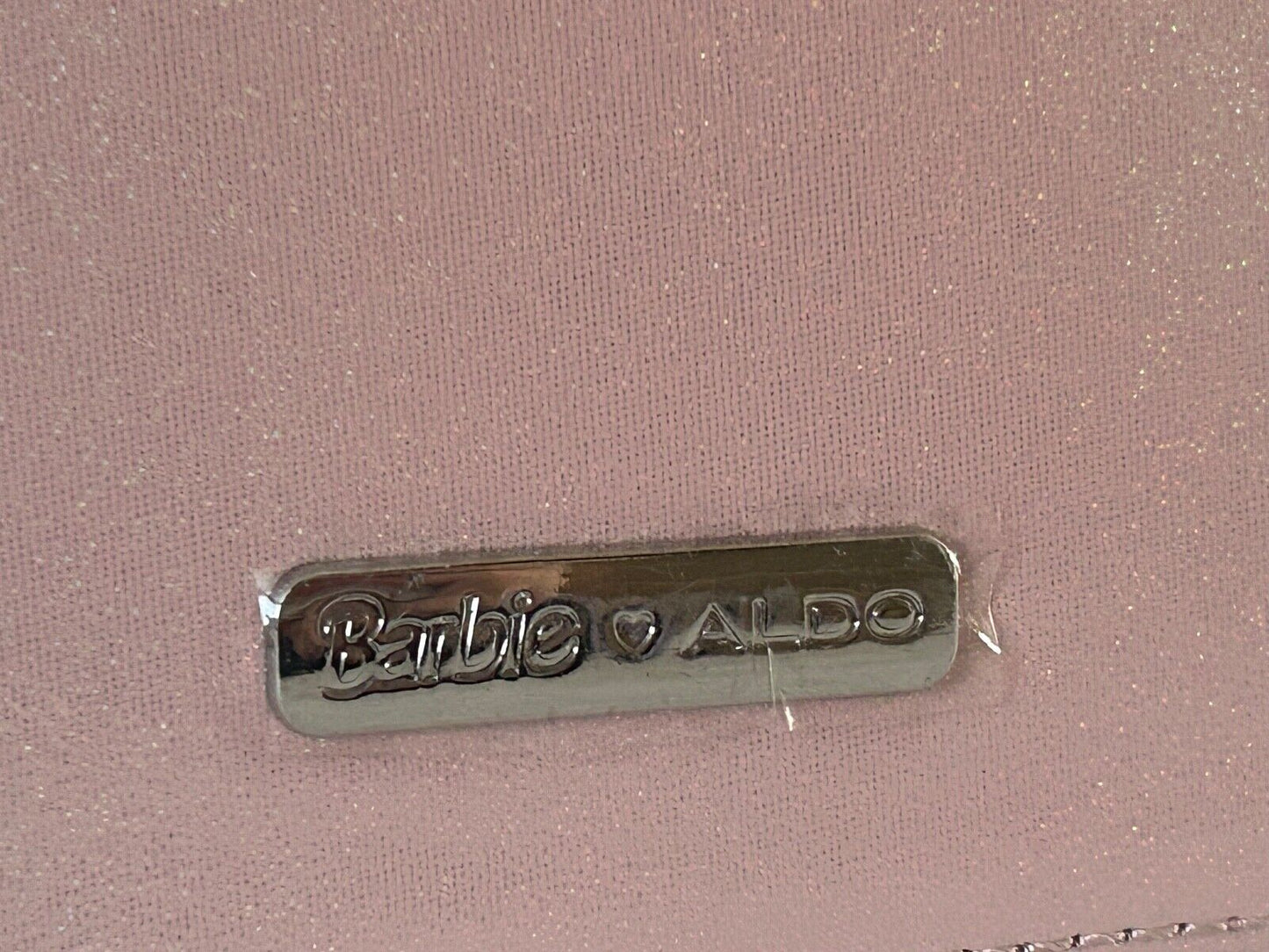 NEW! NWT ALDO x BARBIE Barbiebeat Crystal Embellished Boombox Pink Limited Ed.