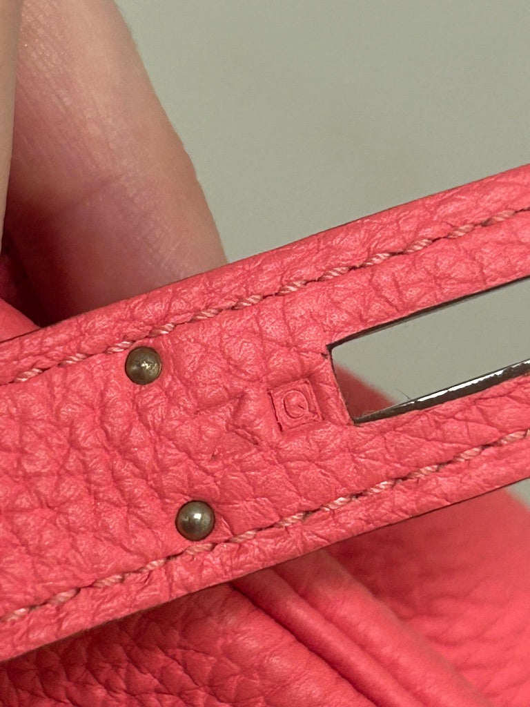 HERMÈS Birkin 30 Rose Jaipur Pink Togo Leather Palladium Hardware Bag