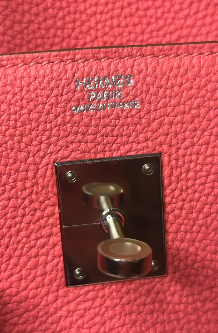 HERMÈS Birkin 30 Rose Jaipur Pink Togo Leather Palladium Hardware Bag