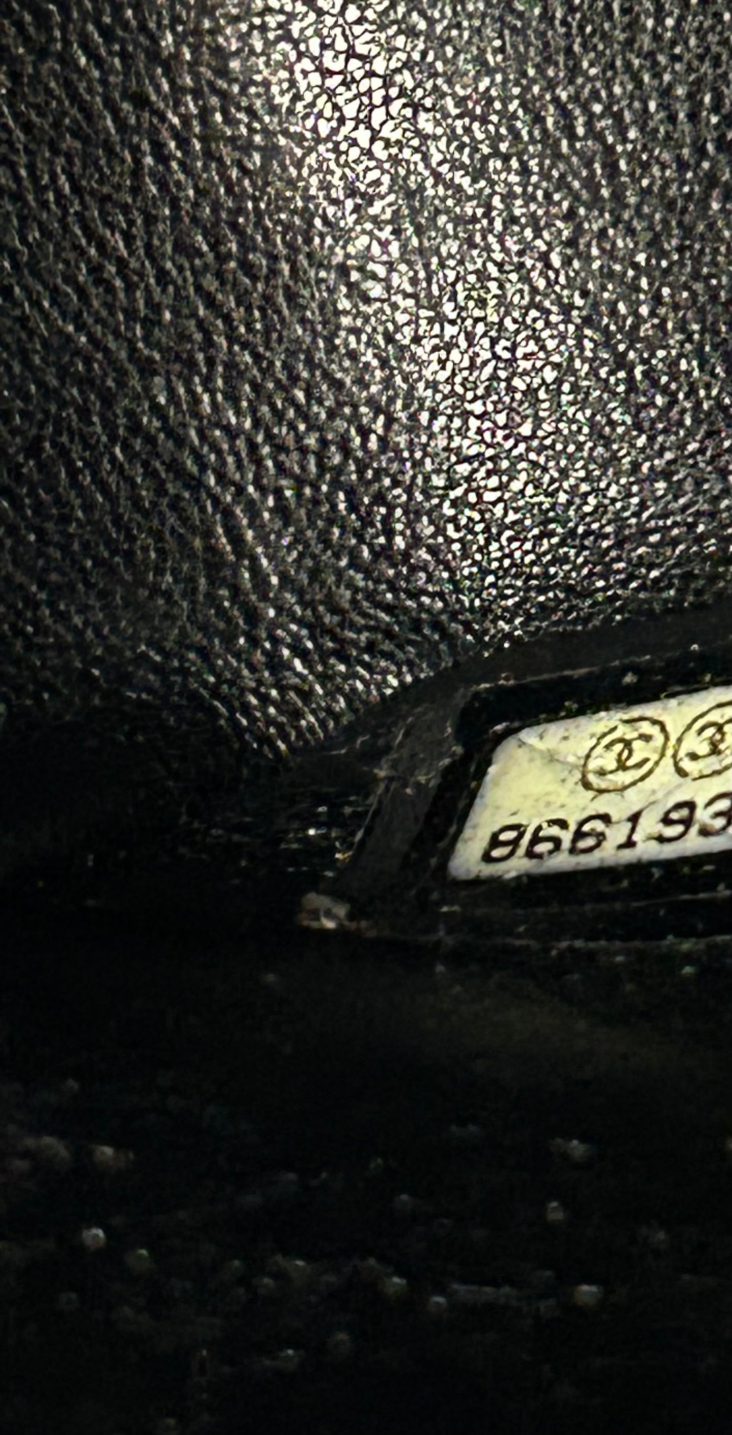 CHANEL Medium Classic Double Flap Caviar Quilted Handbag Black