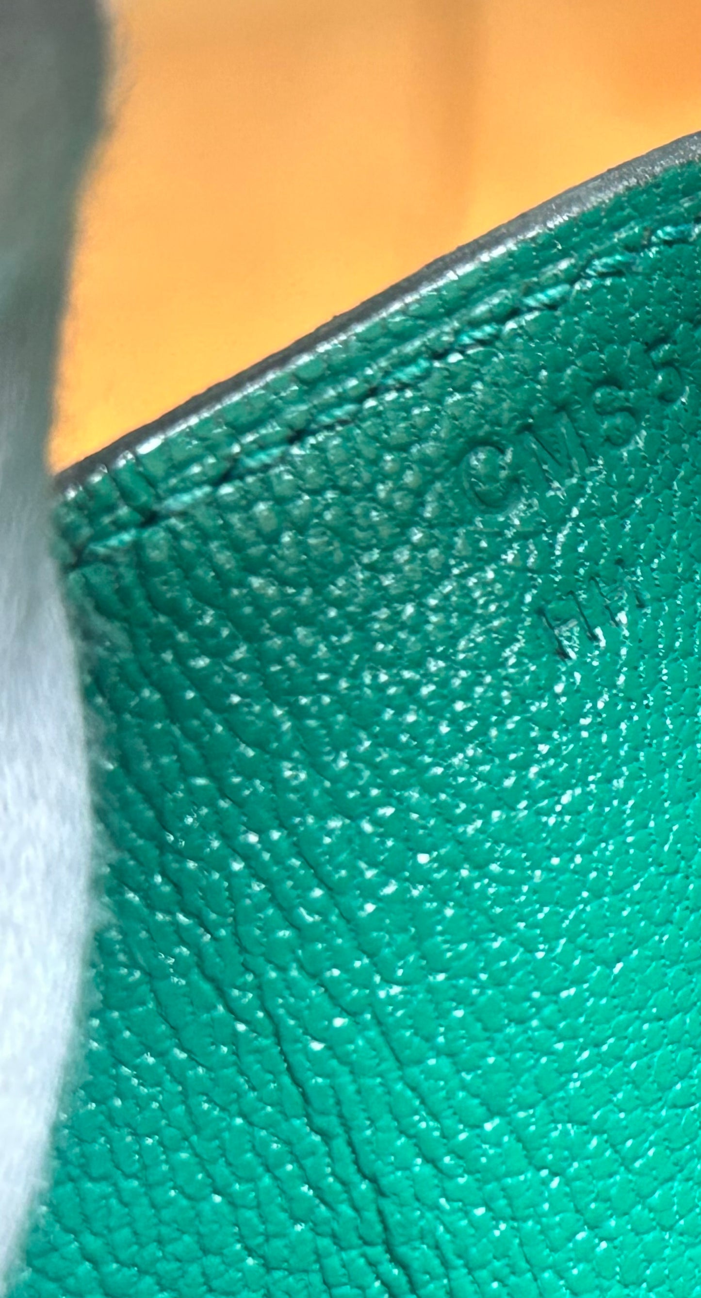 HERMÈS Birkin 30 Vert Vertigo Clemence Leather Palladium Hardware Bag
