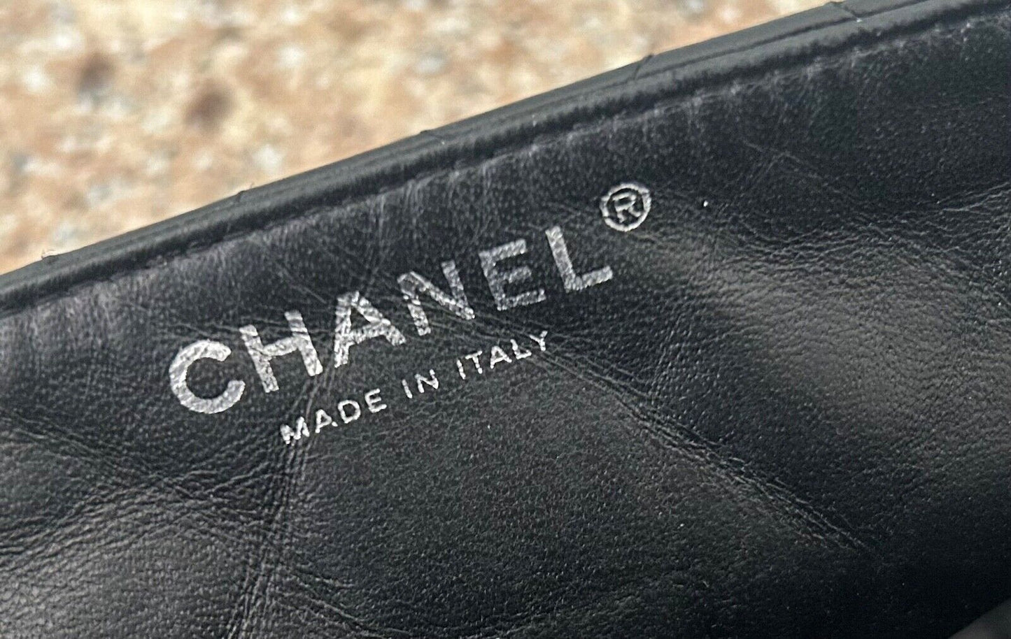 CHANEL Classic CC East West Quilted Lambskin Shoulder Bag Black