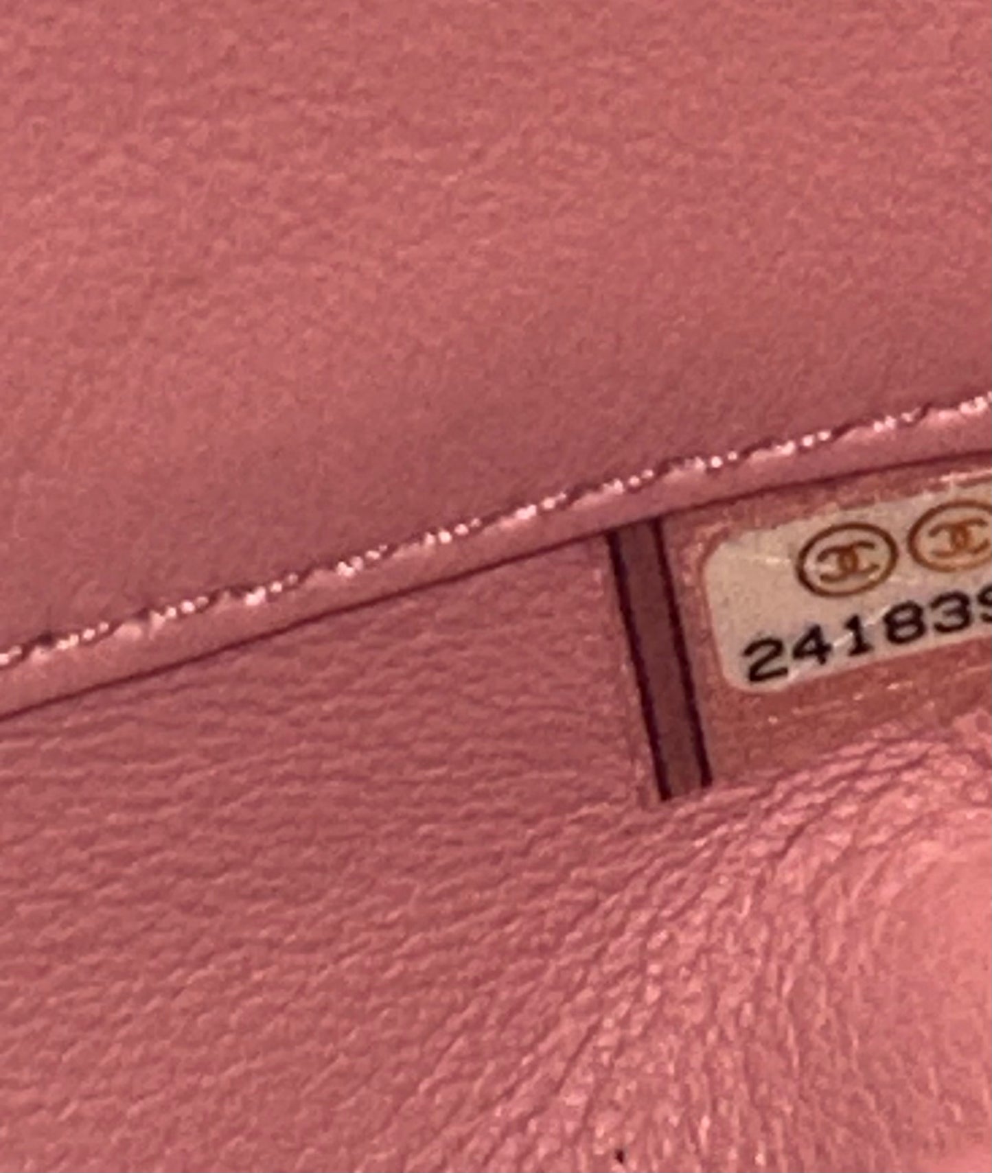 CHANEL Gabrielle Python Snakeskin Small Crossbody Bag in Rose Pink