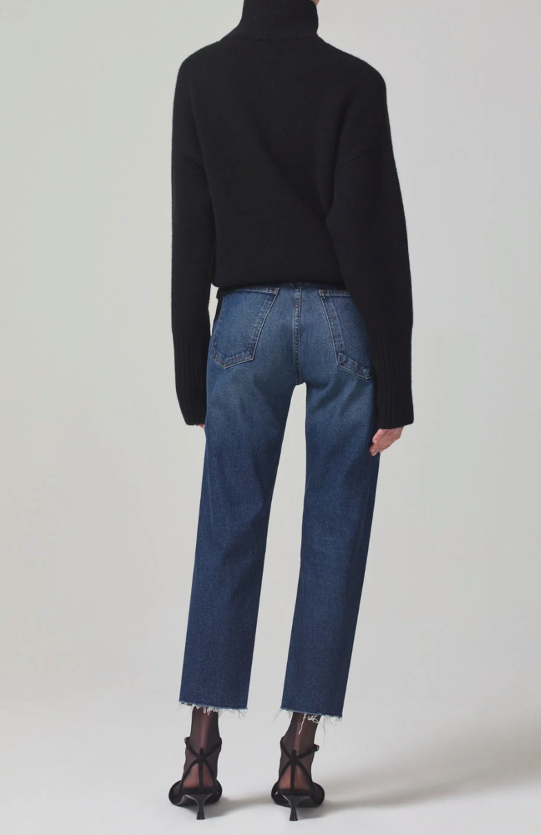 NEW! NWT CITIZENS OF HUMANITY Daphne High Rise Crop Jeans Everdeen Size 24