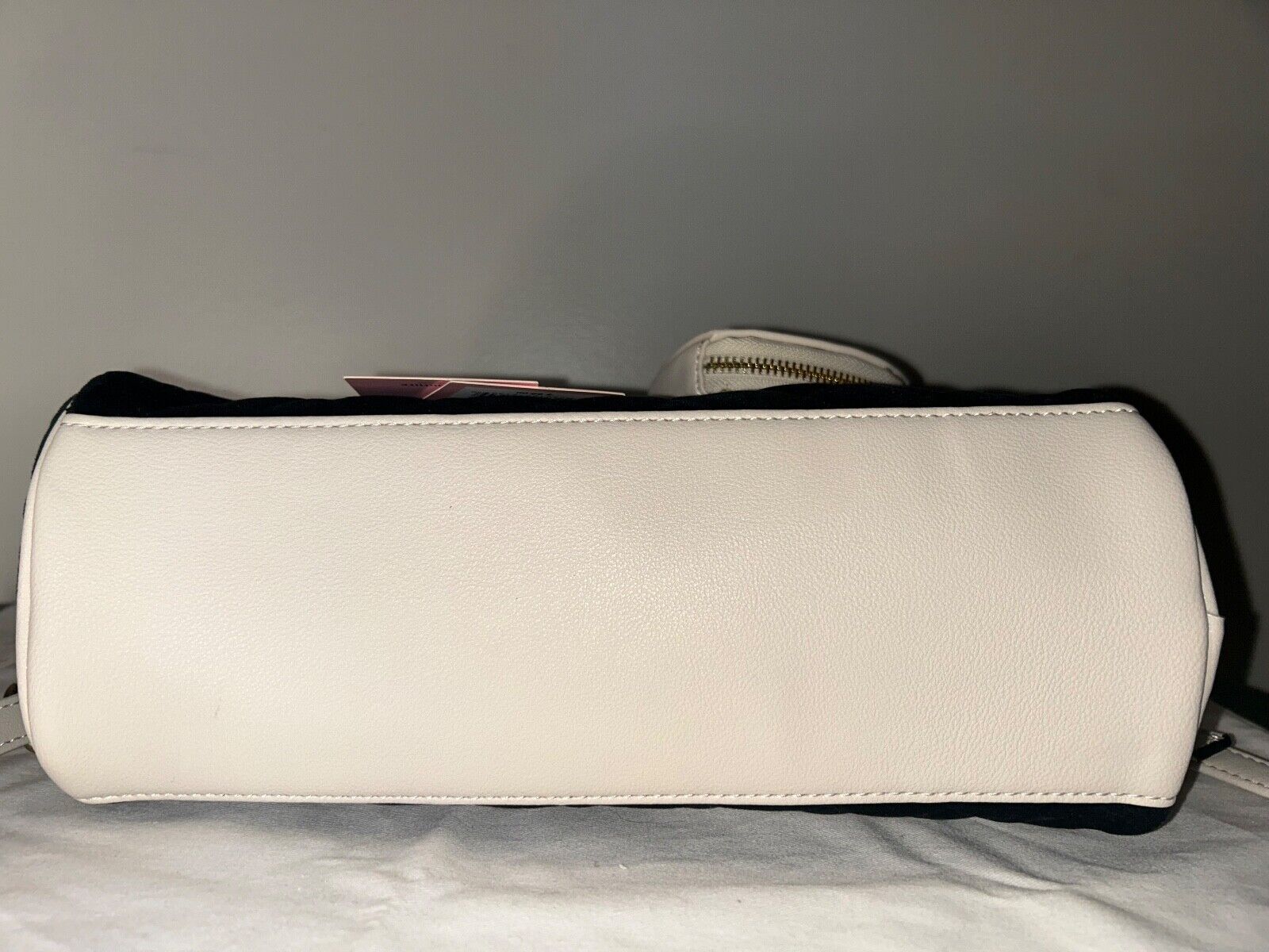 NEW! NWT JUICY COUTURE Royal Moment Velour Quilted Bowler Bag Black/Crystal