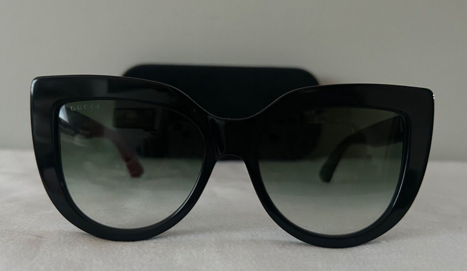 NEW! NWT GUCCI Cat-Eye 53MM Sunglasses Black GG0164SN