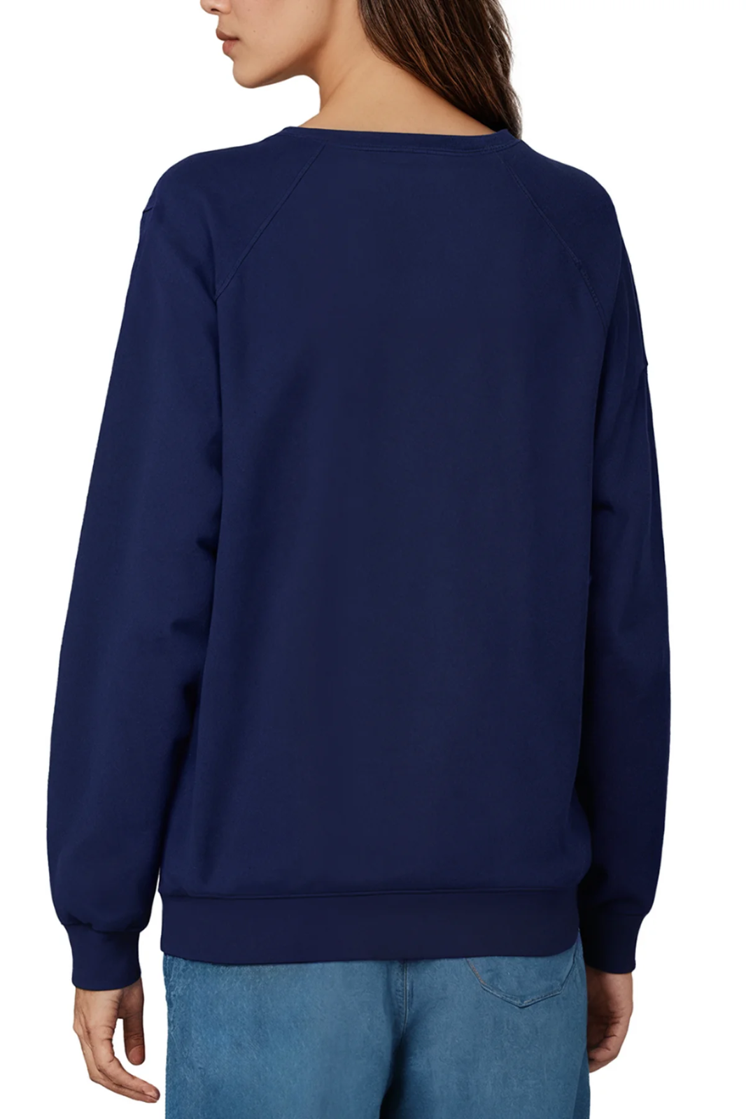 NEW! NWT WILDFOX Wellness Society Keely Raglan Sweatshirt Medieval Blue Size XS