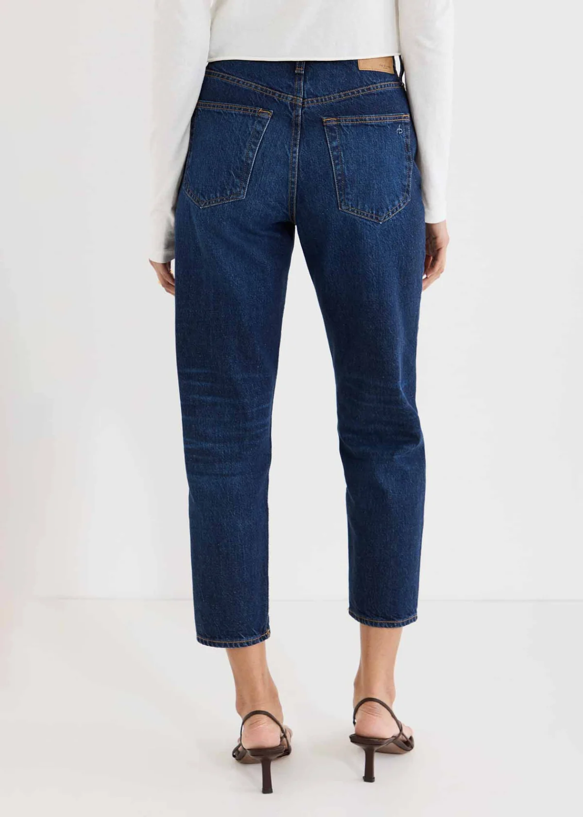 $225 NEW! NWT RAG & BONE Alissa High Rise Jean in Clementine Dark Wash Size 28