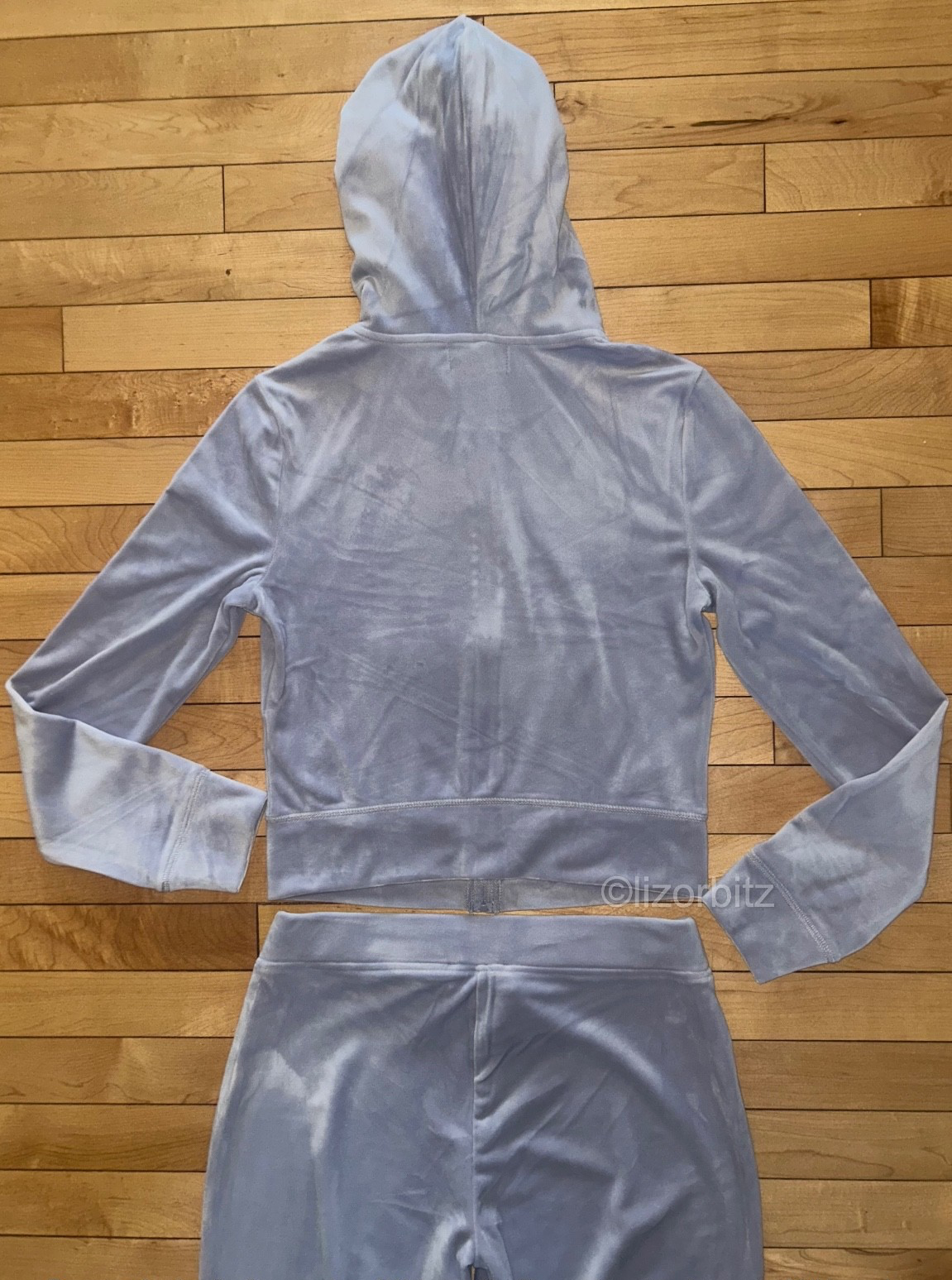 NEW! NWT JUICY COUTURE Velour OG Bling Tracksuit Set in Lavendar Haze Size S