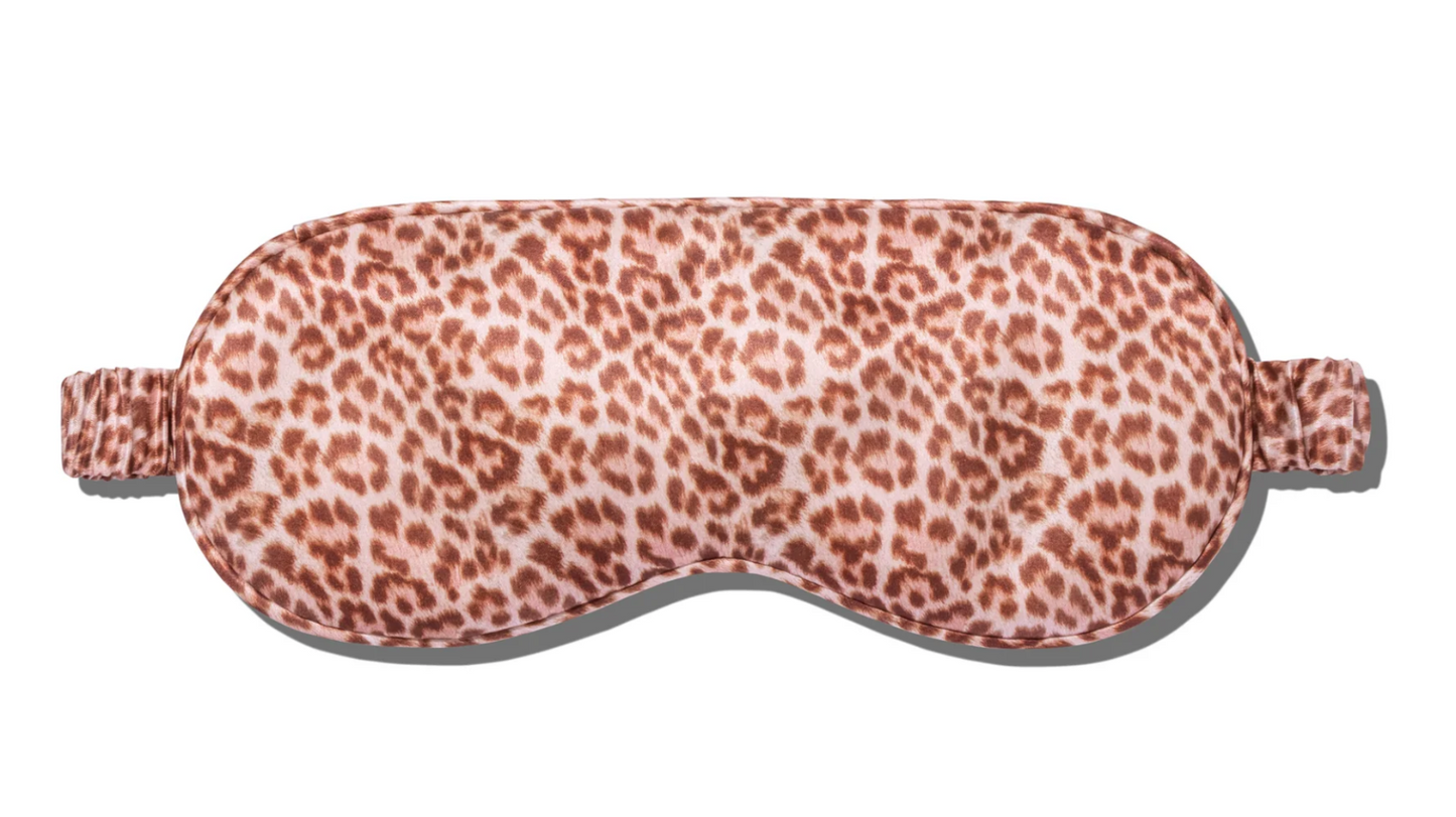 NEW! NIB SLIP Silk Sadie Sleep Mask Leopard Print