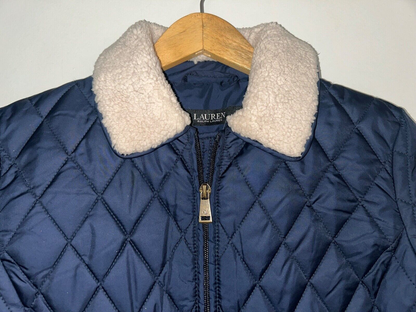 NEW! NWT LAUREN RALPH LAUREN Diamond Quilted Jacket Dark Navy Size XS