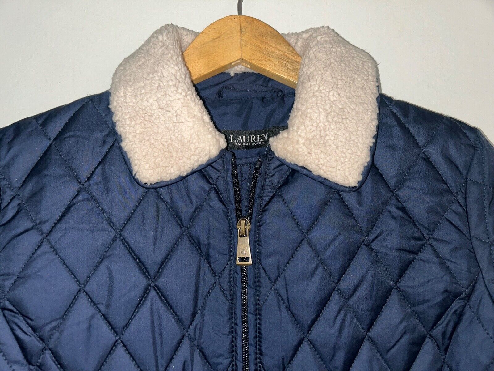 NEW! NWT LAUREN RALPH LAUREN Diamond Quilted Jacket Dark Navy Size XS