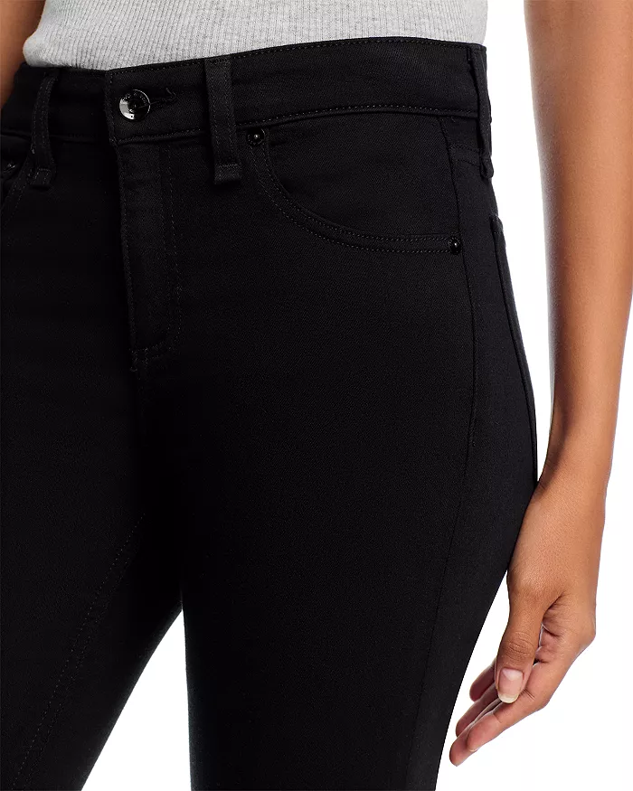 NEW! NWT RAG & BONE Flexi Nina High-Rise Skinny Jean Black Size 25