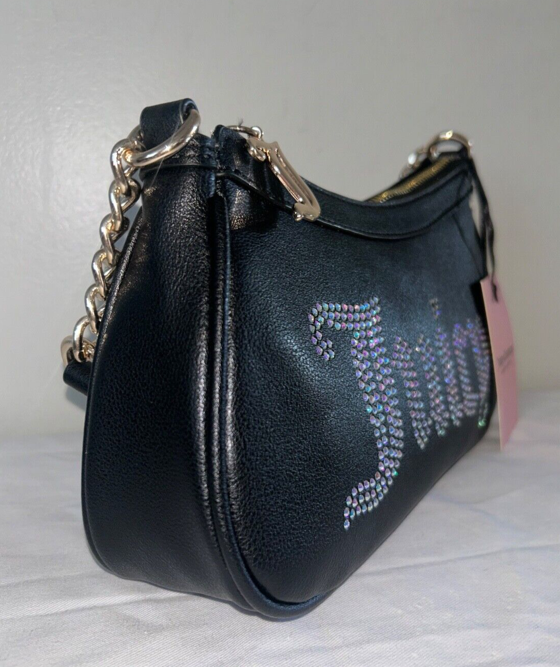 NEW! NWT JUICY COUTURE Obsession Shoulder Bag Black Liquorice