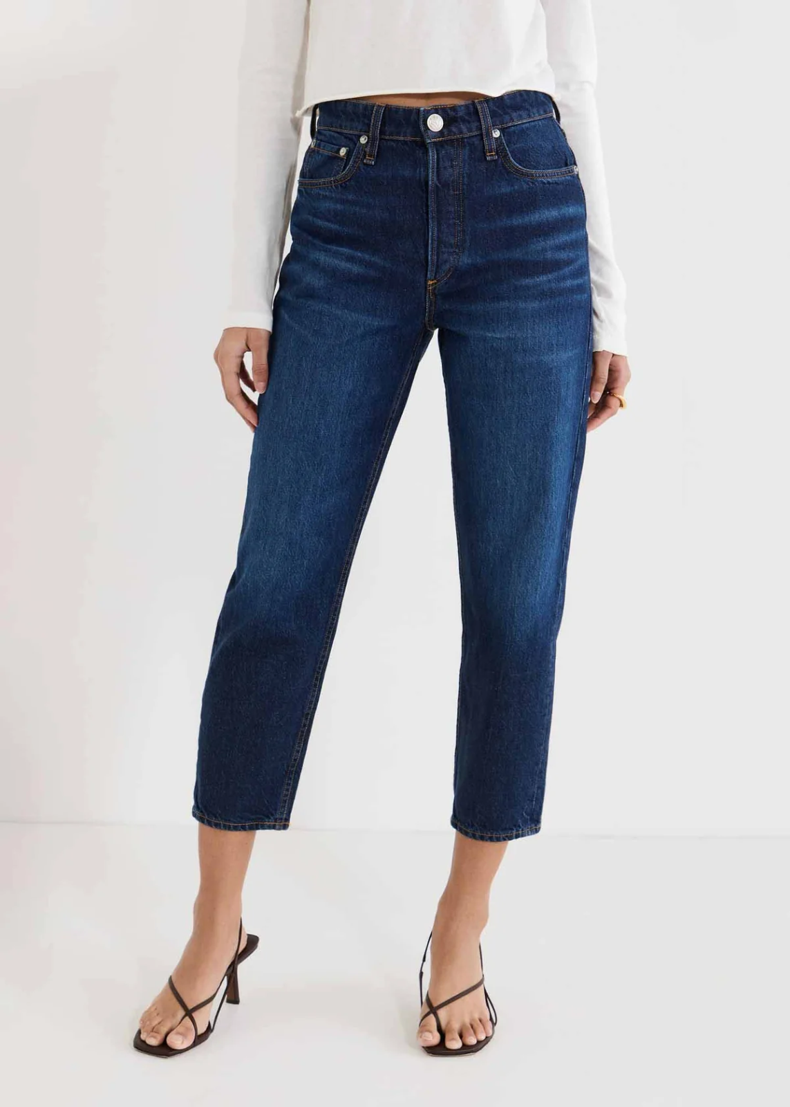 $225 NEW! NWT RAG & BONE Alissa High Rise Jean in Clementine Dark Wash Size 28