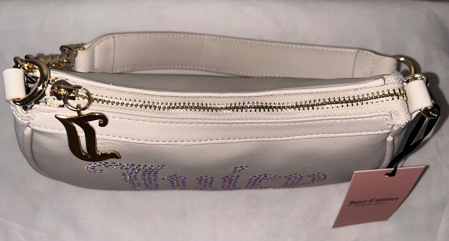 NEW! NWT JUICY COUTURE Obsession Shoulder Bag in Angel Ivory