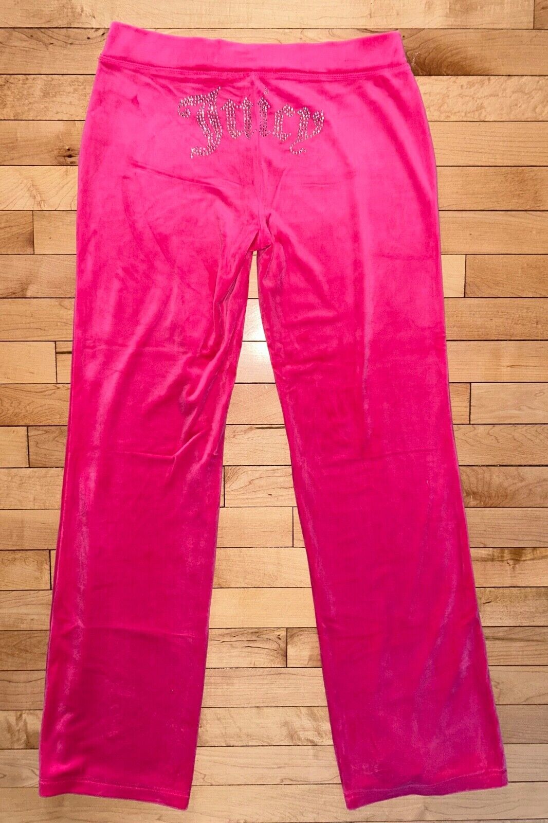 $199 NEW! NWT JUICY COUTURE Velour OG Bling Tracksuit Hoodie & Pant Set Pink M