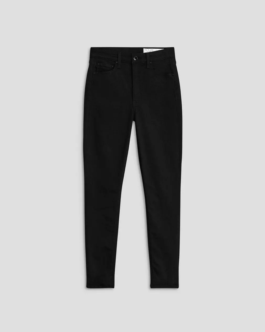 NEW! NWT RAG & BONE Flexi Nina High-Rise Skinny Jean Black Size 25