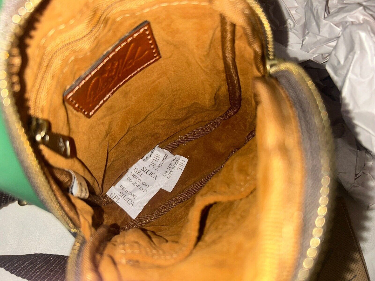 NEW! NIB PATRICIA NASH Marisol Tooled Leather Sling Bag Soft Green