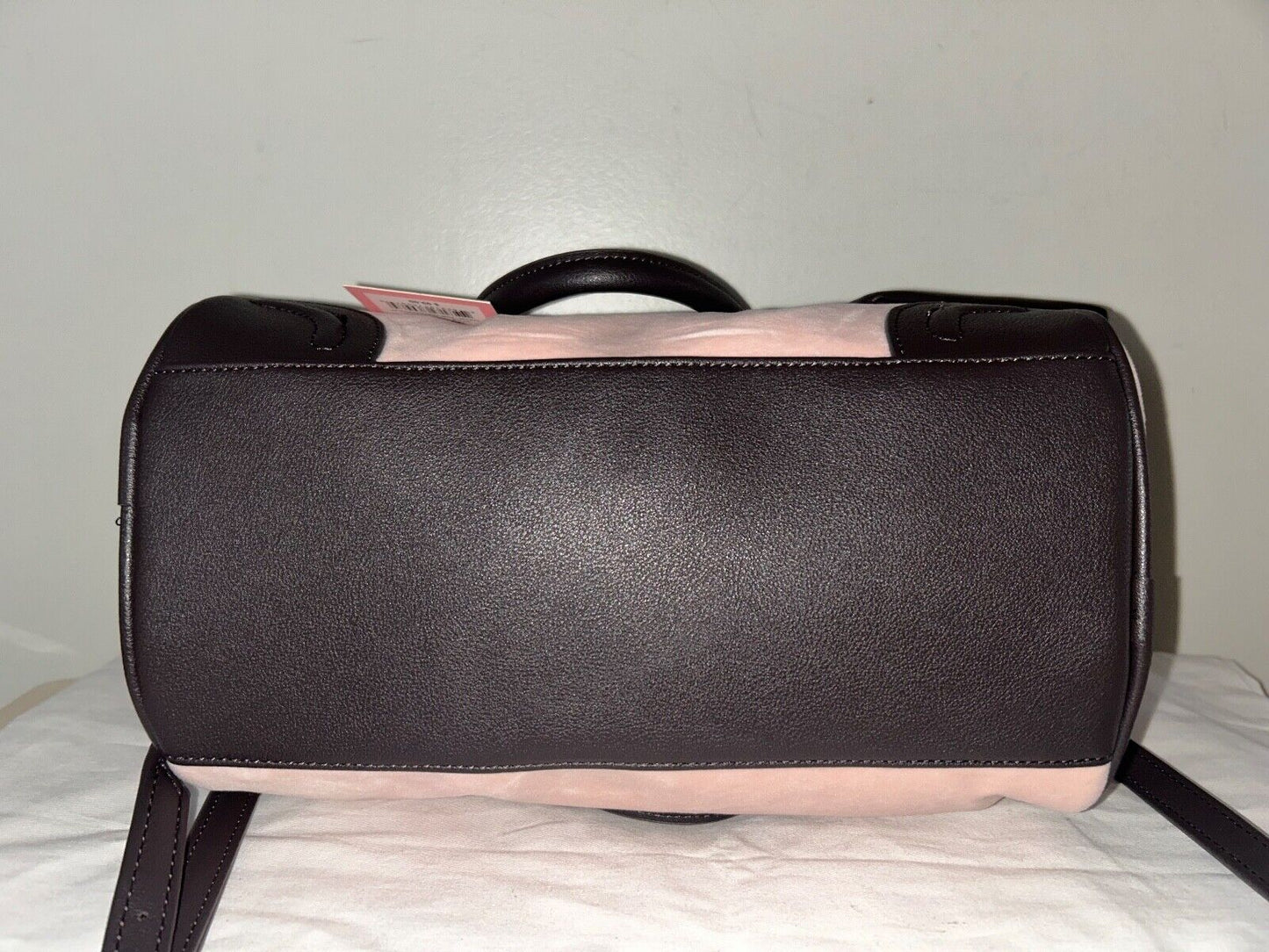 NEW! NWT JUICY COUTURE Heritage Satchel Velour Handbag Pink Clay