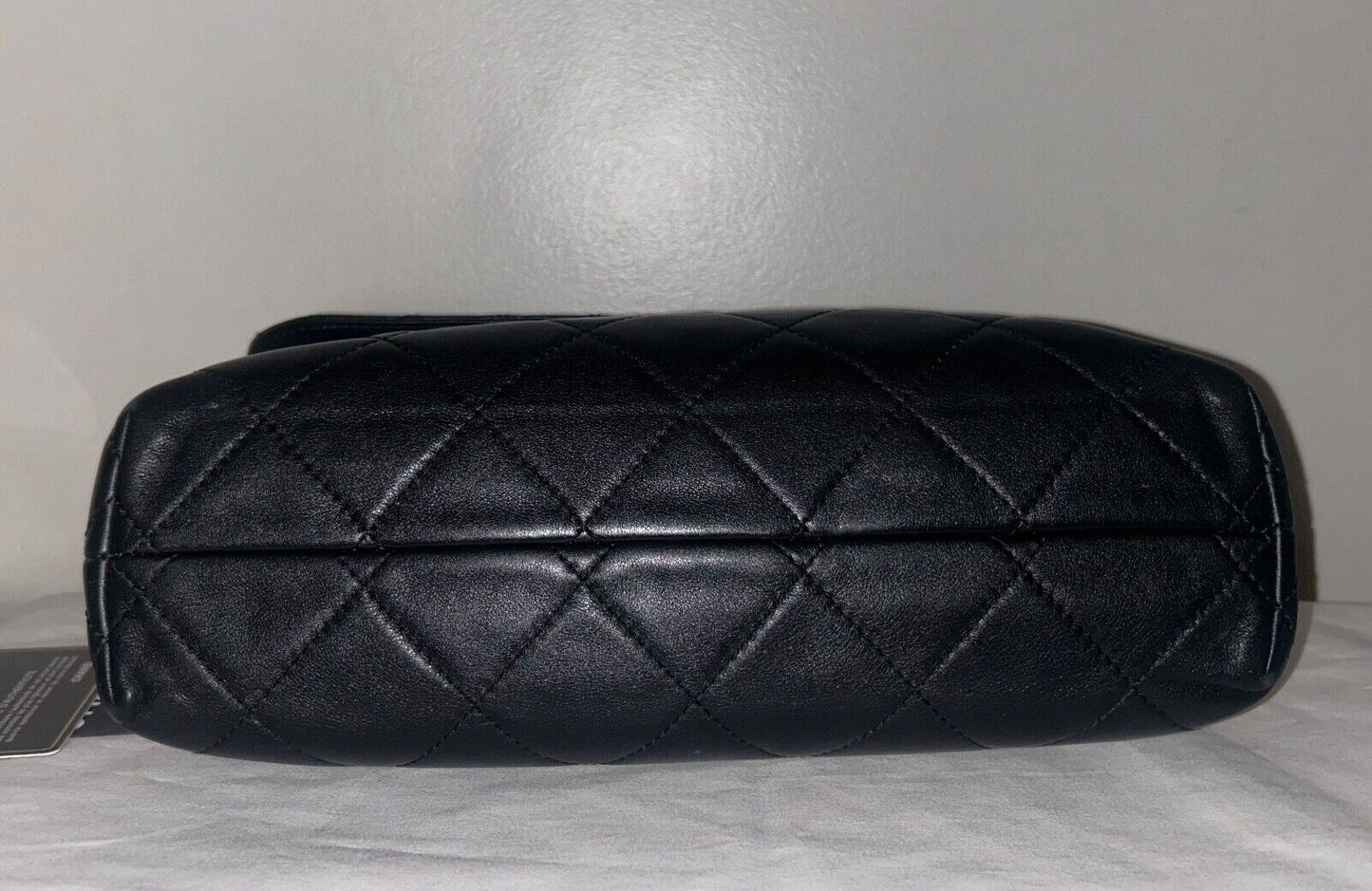 CHANEL Classic In The Business Large Quilted Calfskin Flap Shoulder Bag Black