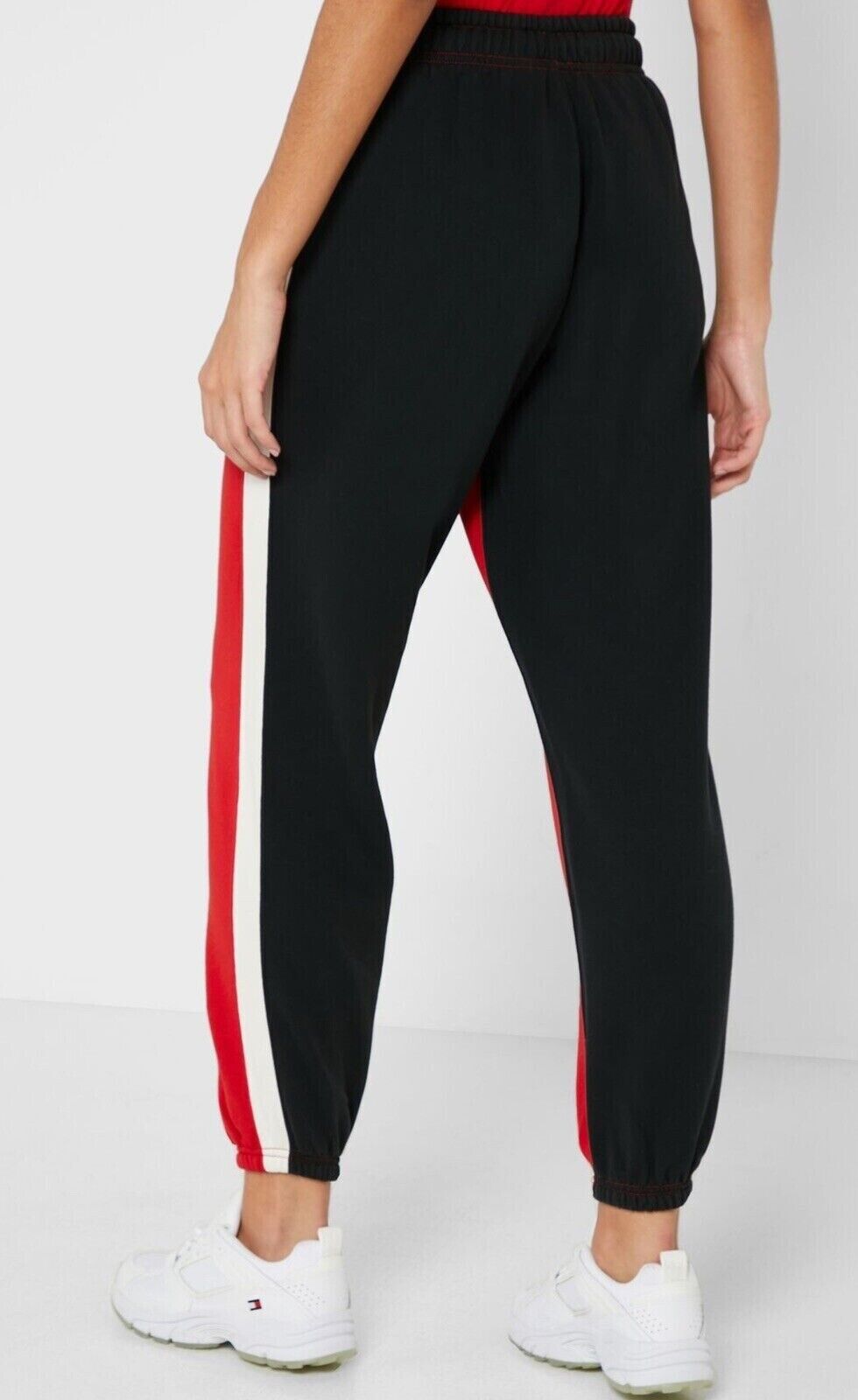 NEW ! NWT POLO RALPH LAUREN Colorblock Joggers Red/Black Size M