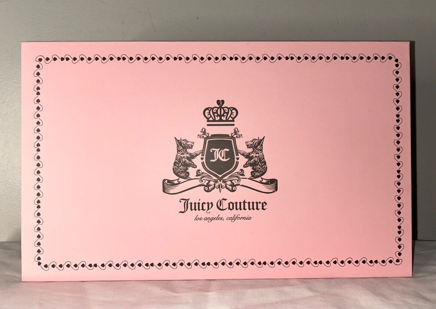 NEW! NWT JUICY COUTURE Heritage Velour Crossbody Bag 3 Piece Set Cool Blue