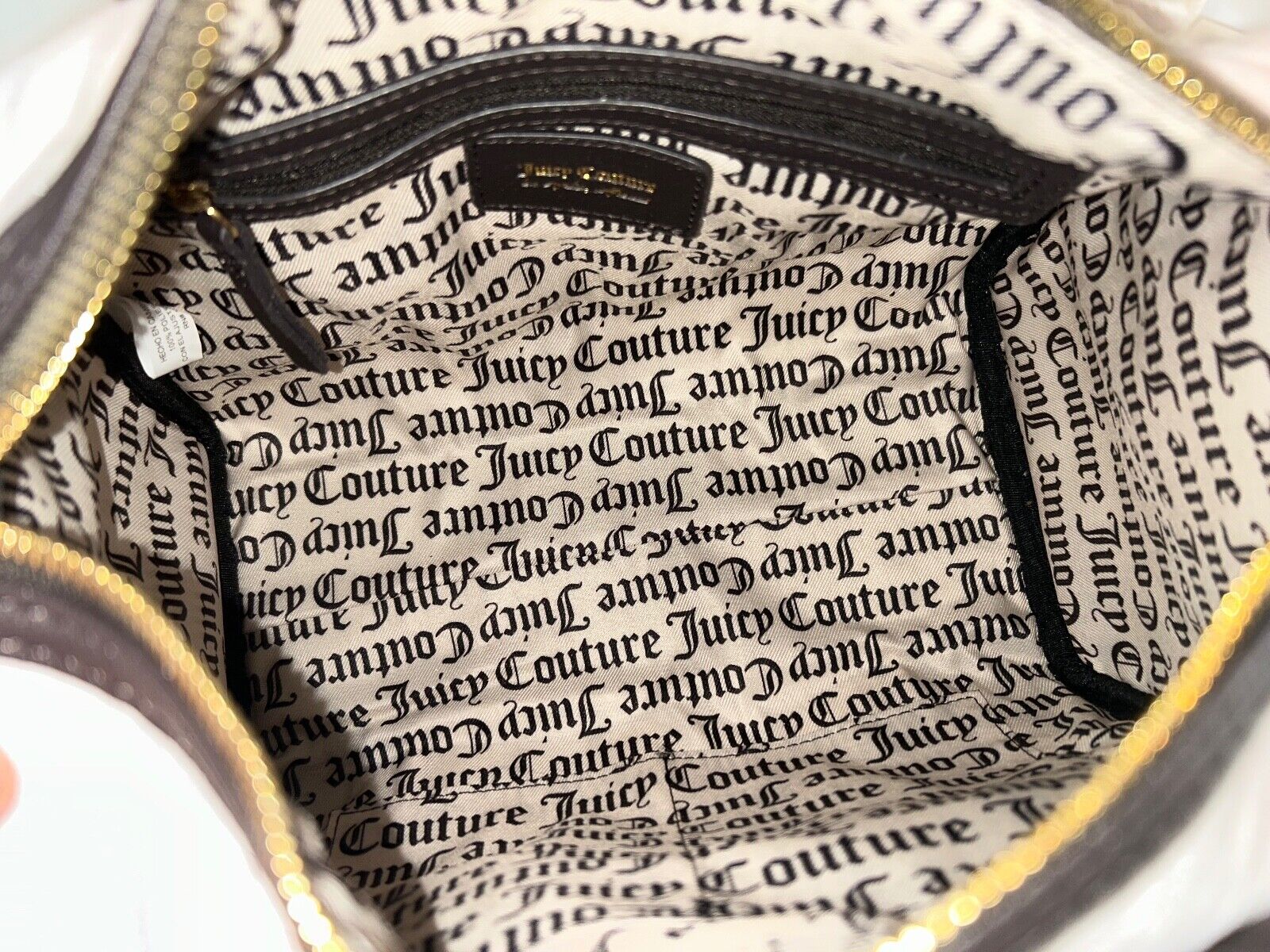 NEW! NWT JUICY COUTURE Heritage Satchel Velour Handbag Pink Clay