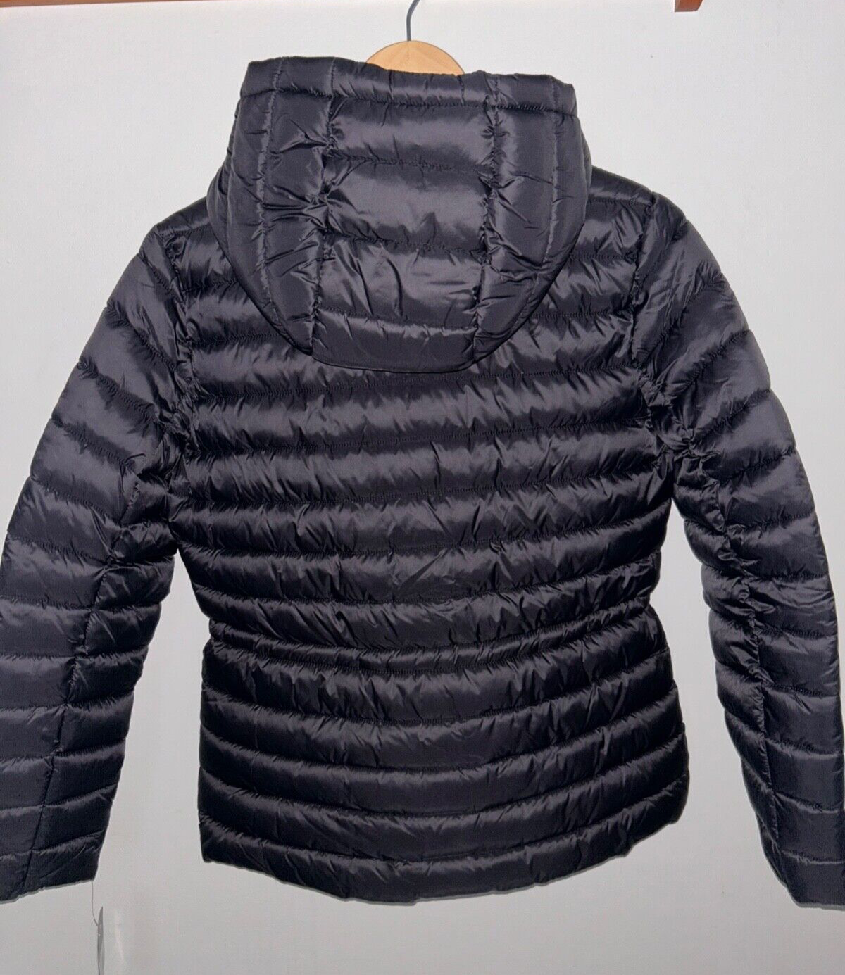 $280 NEW! NWT LAUREN RALPH LAUREN Quilted Hooded Puffer Jacket Black Size S