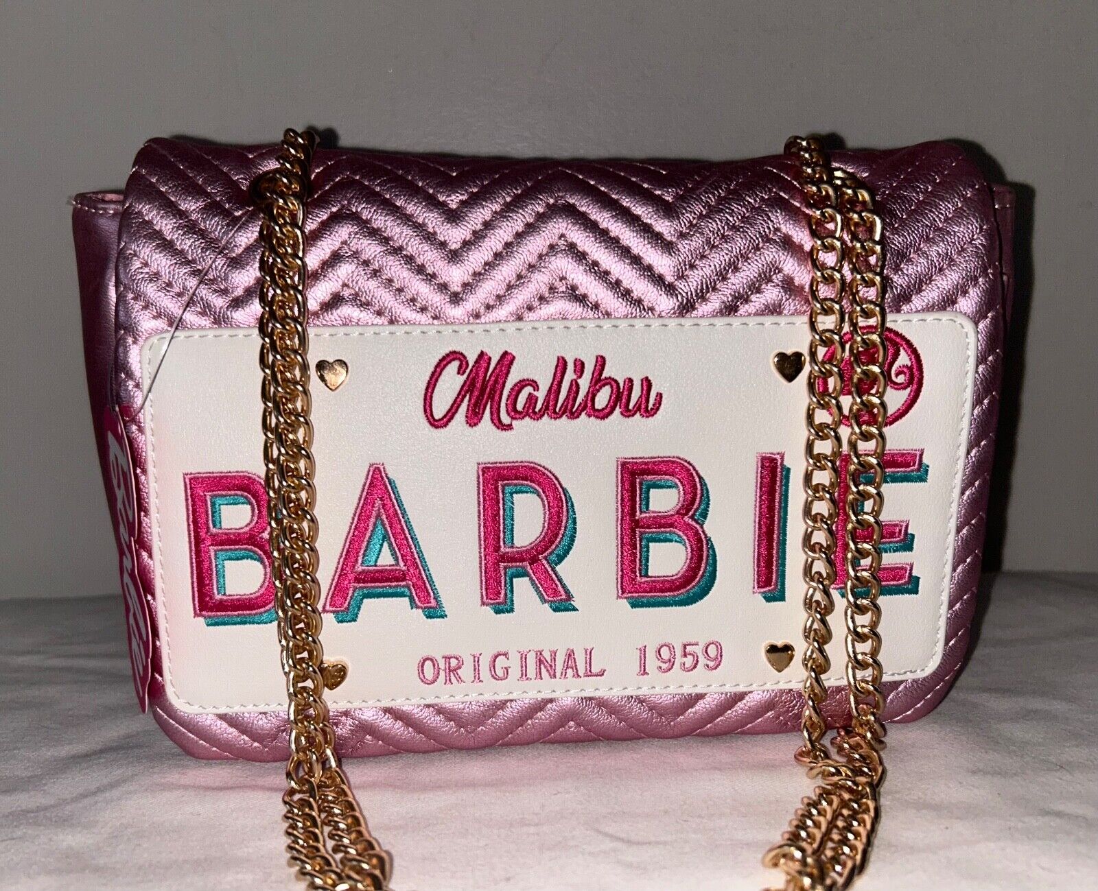 NEW! NWT SKINNYDIP X BARBIE Malibu Barbie Shoulder Bag Pink