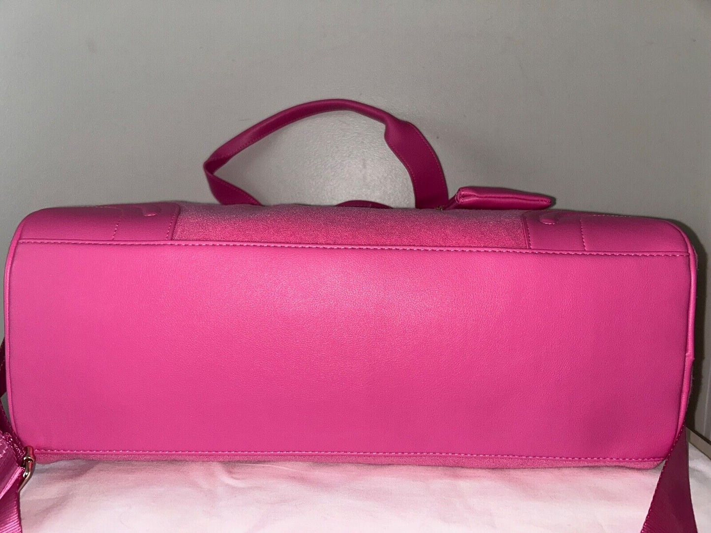 NEW! NWT JUICY COUTURE Heritage Terry Weekender Bag in Juicy Pink