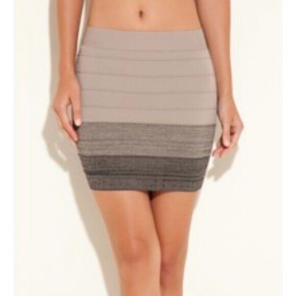 NEW! NWT GUESS Eden Mini Bandage Skirt Stoney Creek Ombré Multi Size S