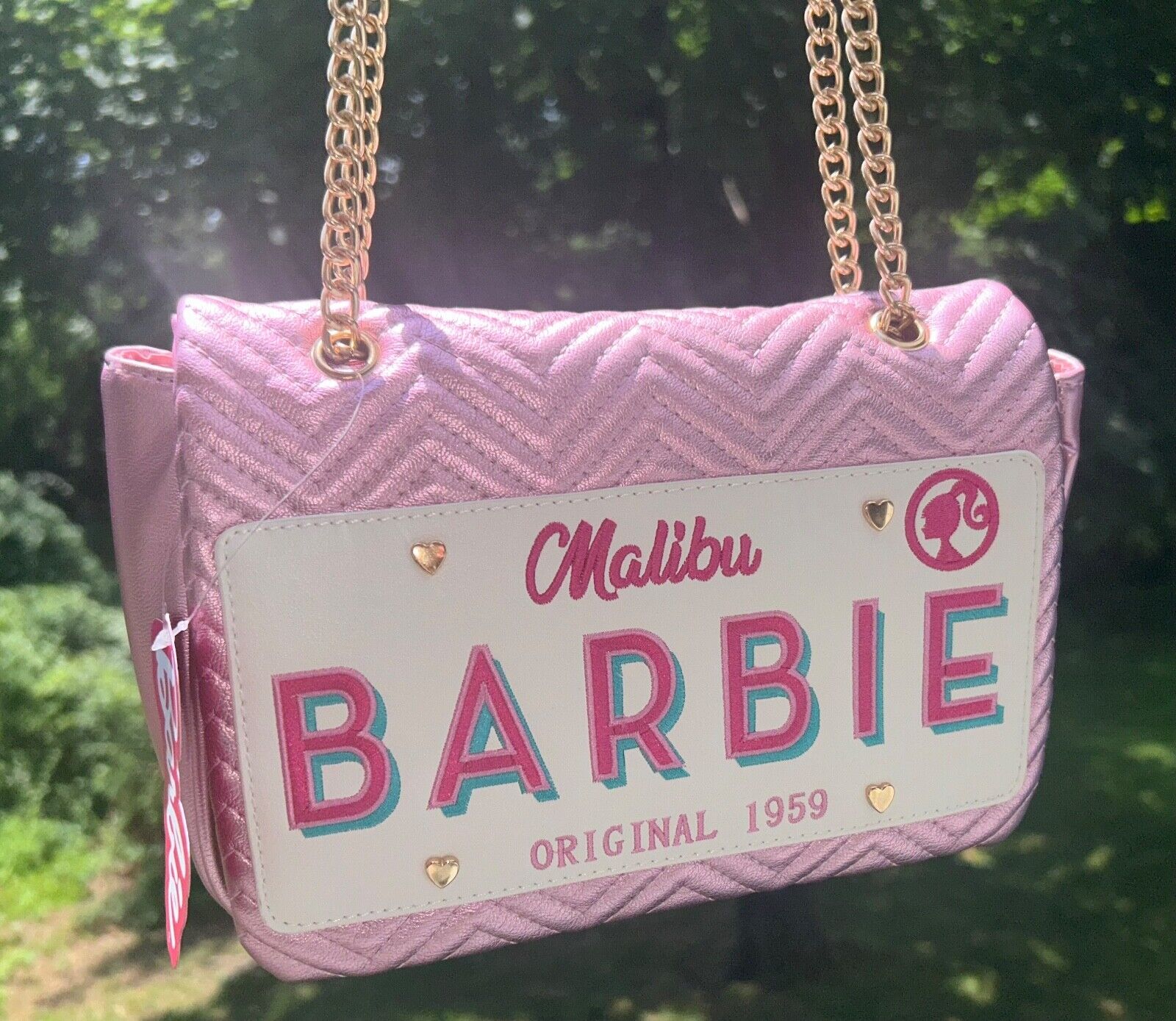 NEW! NWT SKINNYDIP X BARBIE Malibu Barbie Shoulder Bag Pink