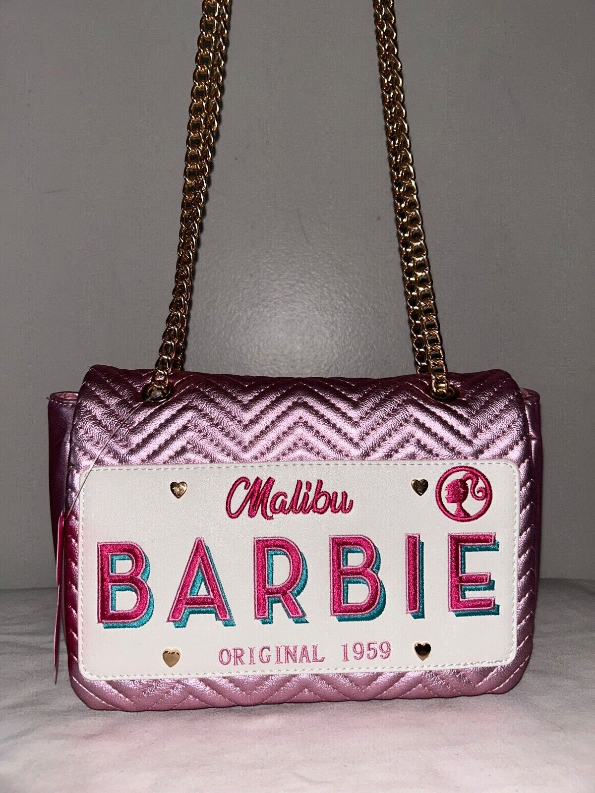 NEW! NWT SKINNYDIP X BARBIE Malibu Barbie Shoulder Bag Pink