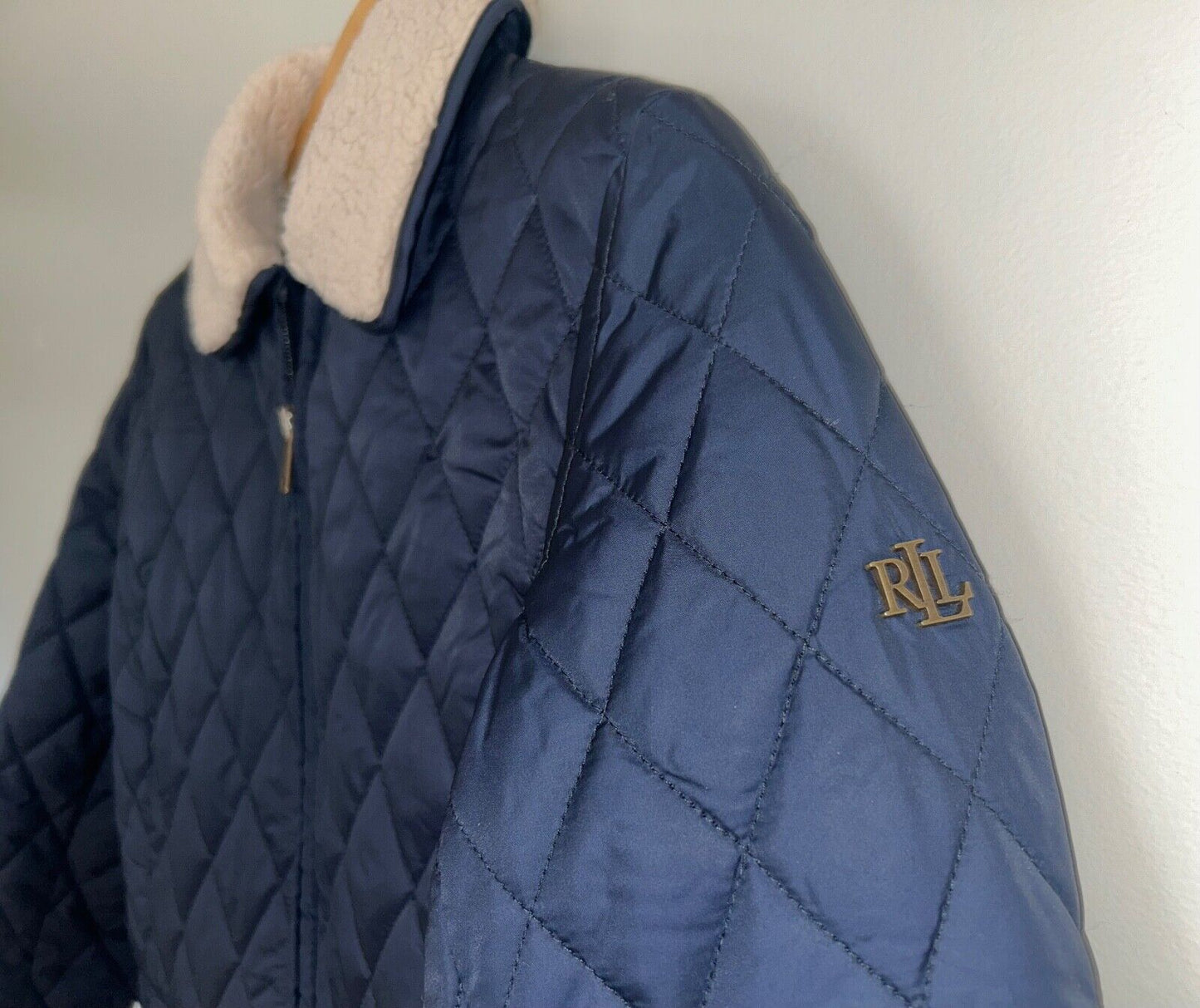 NEW! NWT LAUREN RALPH LAUREN Diamond Quilted Jacket Dark Navy Size XS