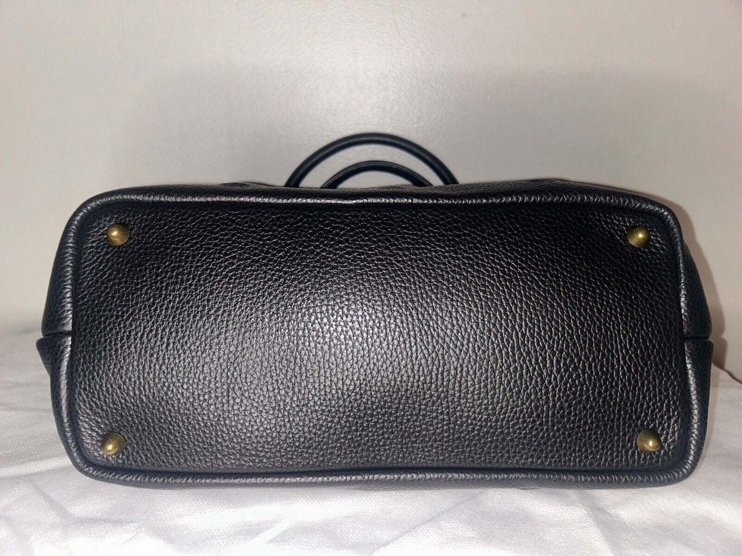 NEW! NWT IO PELLE Italy 3D Skull Leather Medium Tote Bag Black