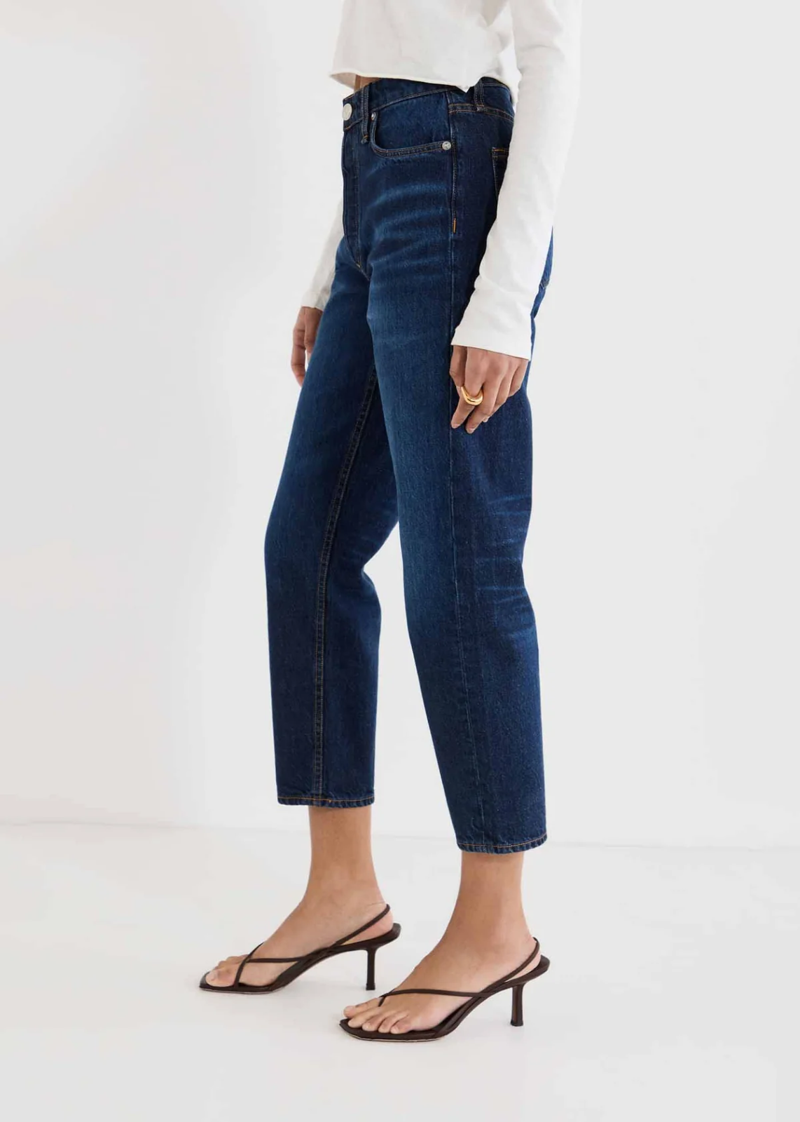 $225 NEW! NWT RAG & BONE Alissa High Rise Jean in Clementine Dark Wash Size 28