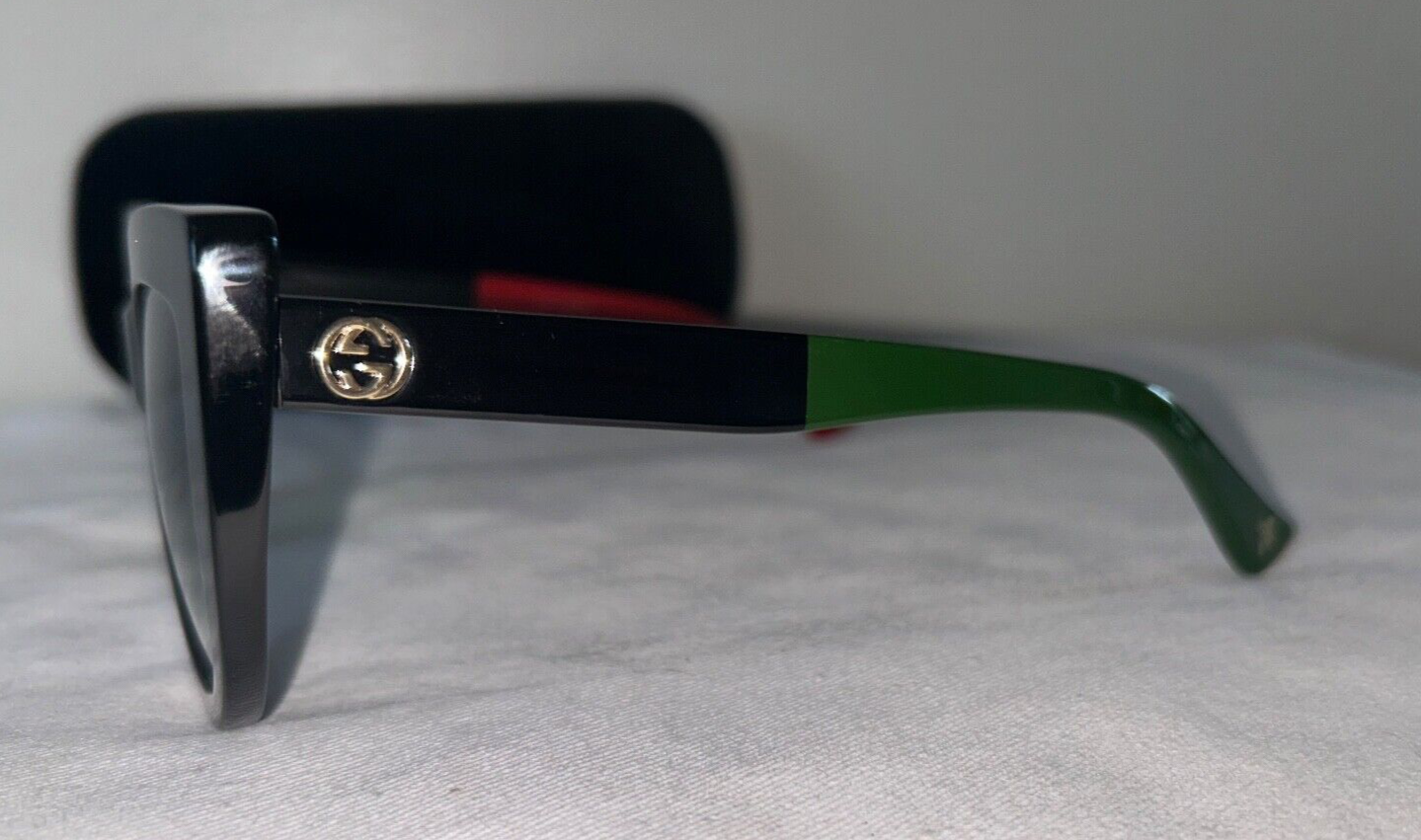 NEW! NWT GUCCI Cat-Eye 53MM Sunglasses Black GG0164SN