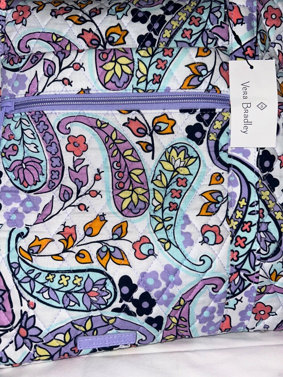 NEW! NWT VERA BRADLEY Deluxe Travel Tote Bag Maddalena Paisley Soft