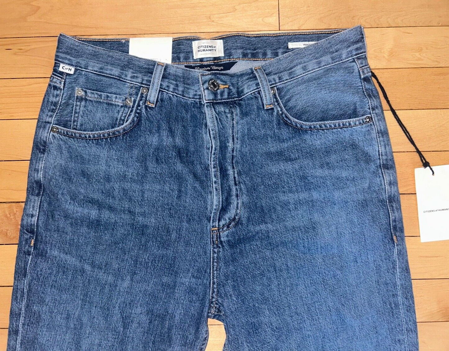 $258 NEW! NWT CITIZENS OF HUMANITY Pony Boy Slouchy Jean Pool Side Size 26