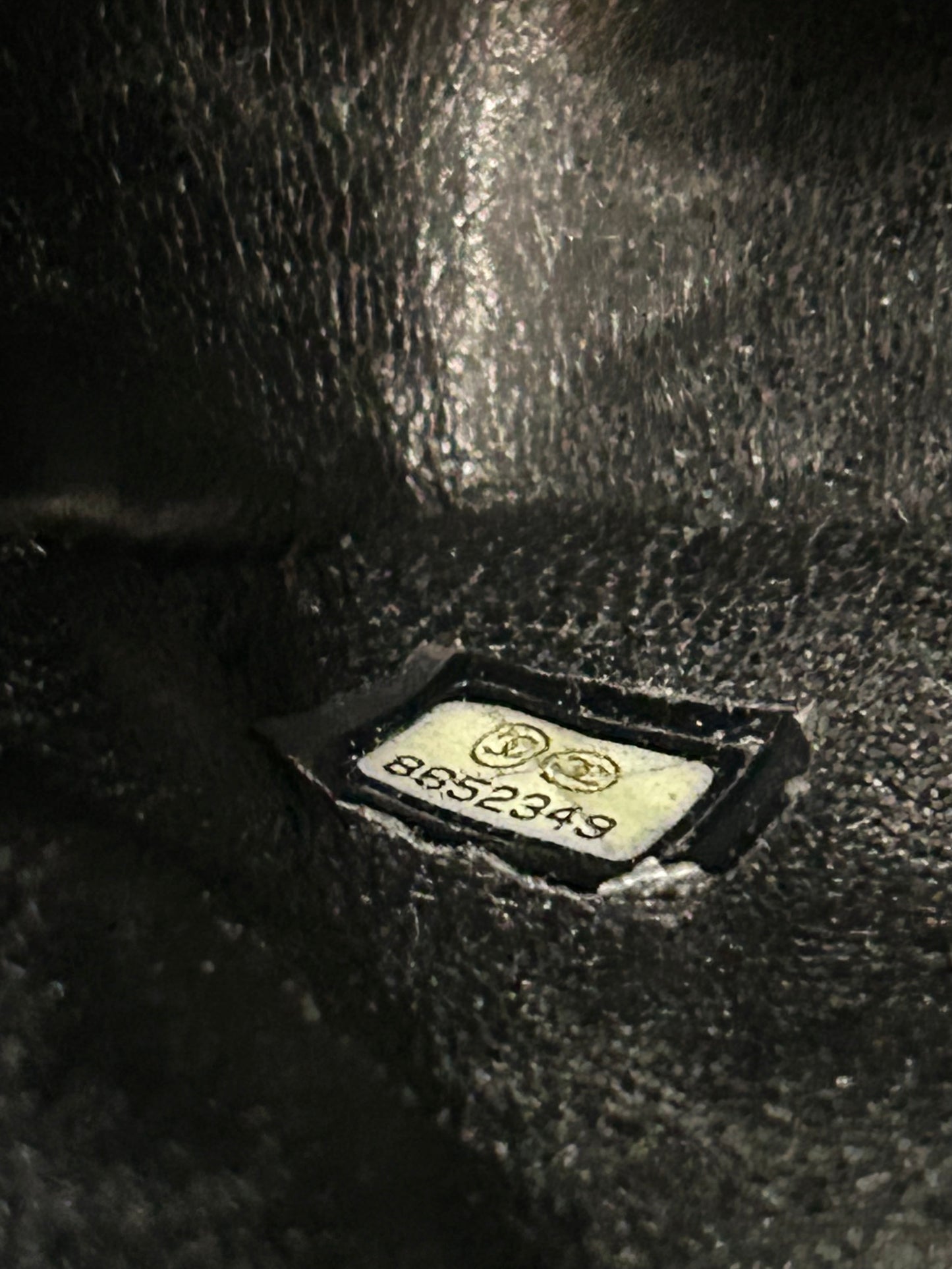 CHANEL Medium Classic Double Flap Caviar Quilted Handbag Black / 24k Gold