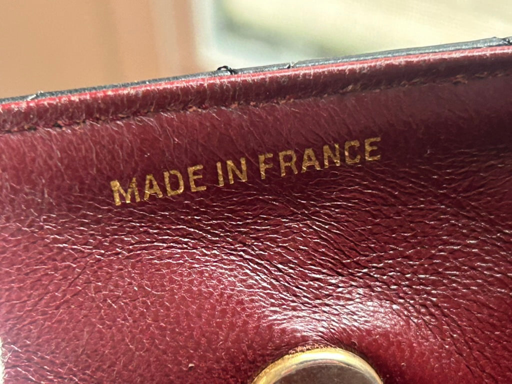 CHANEL Classic Mini Rectangular Flap Bag Quilted Lambskin Black / 24K Gold