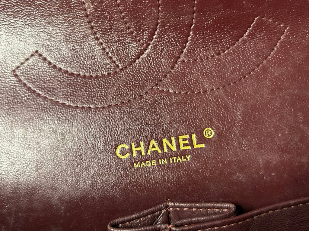 CHANEL Classic Jumbo Double Flap Quilted Caviar Leather Handbag Black/Gold