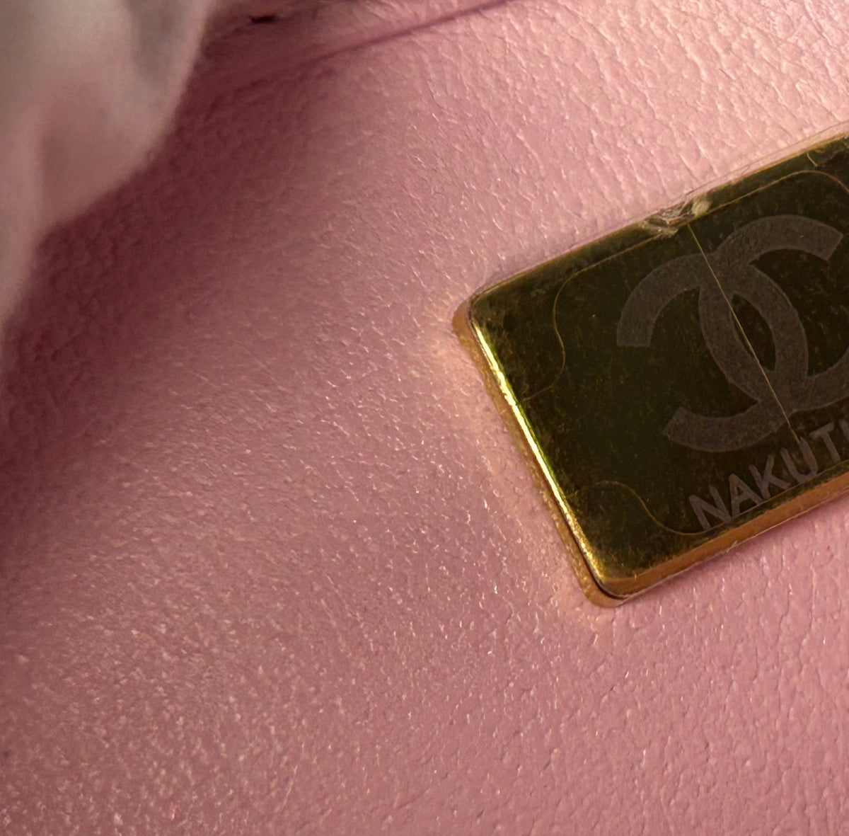 CHANEL 24S Mini Top Handle Flap Bag Quilted Lambskin Rose Light Pink