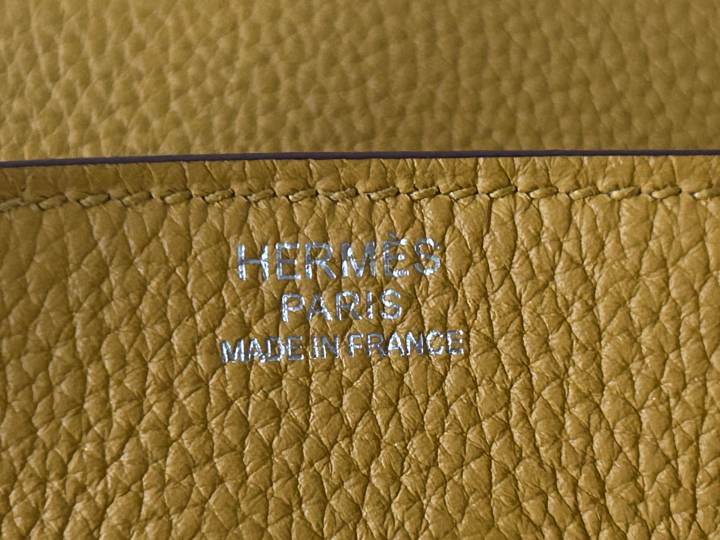 HERMÈS Birkin 30 Jaune Ambre Togo Leather Palladium Hardware Handbag