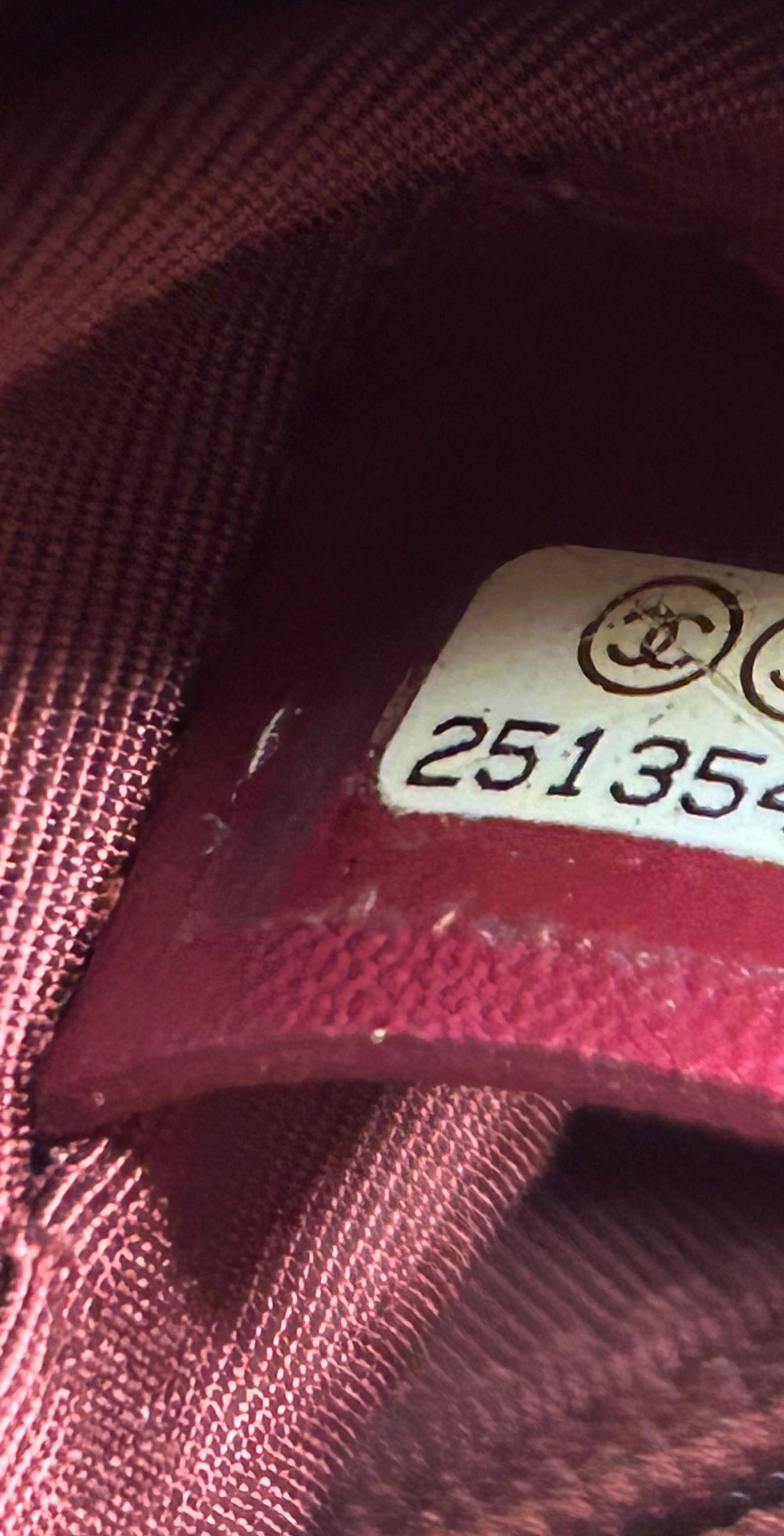 CHANEL Small Gabrielle Knit Owl Hobo Leather Crossbody Bag Burgundy/Black