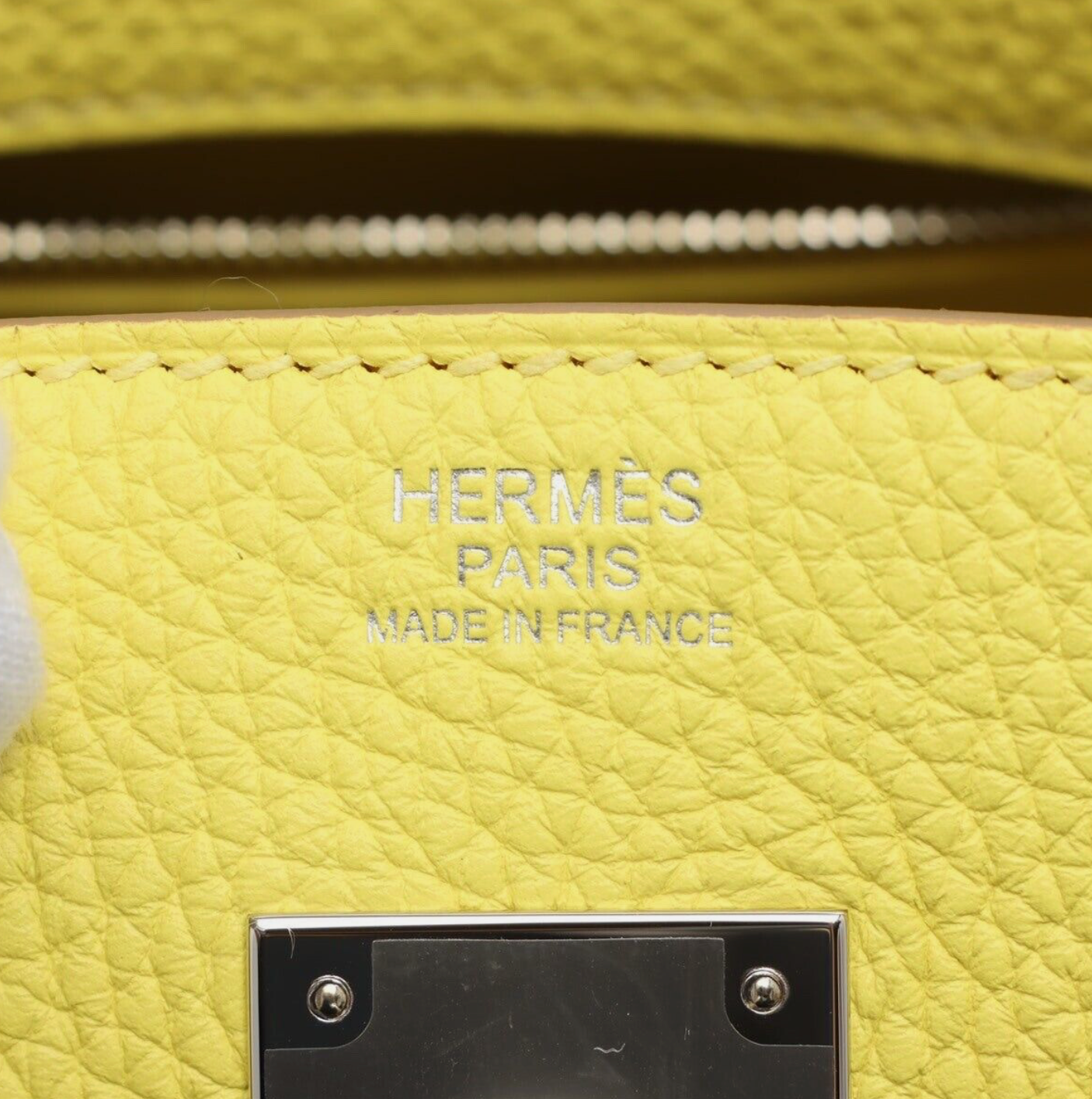 HERMÈS Birkin 30 Lime Clemence Palladium Hardware *2022*